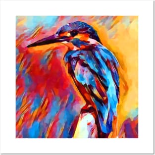 Kingfisher Watercolor Posters and Art